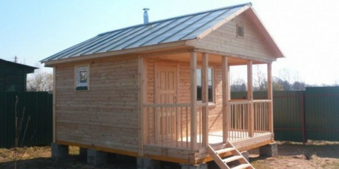 Как евтино да построите баня със собствените си ръце в страната